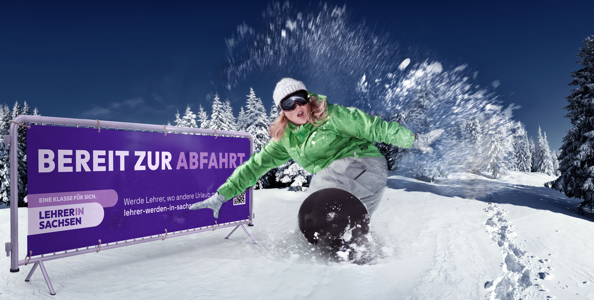 Winterkampagne in Sachsen